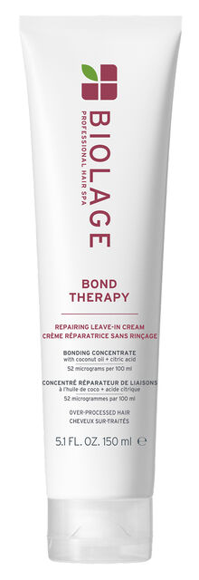 Biolage Bond Therapy Smoothing Leave-In Cream for Overprocessed, Damaged Hair Biolage Bond Therapy Smoothing Leave-In Cream for Overprocessed, Damaged Hair